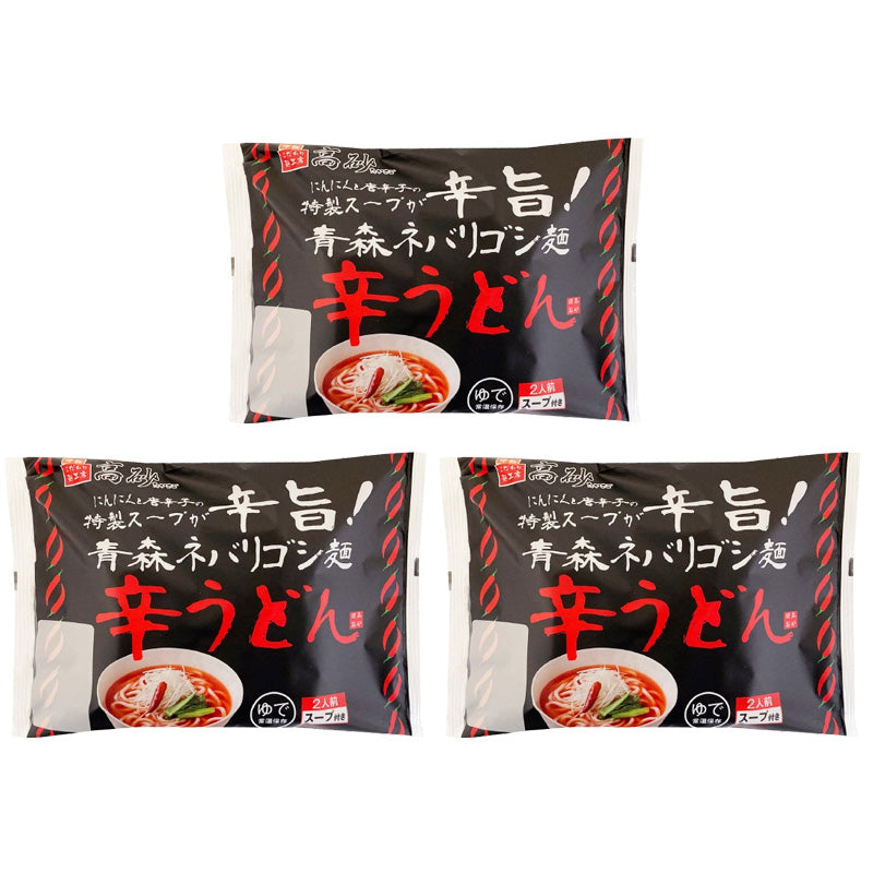 青森ネバリゴシ麺辛うどん – 津軽こだわり麺工房 高砂 本店／高砂食品
