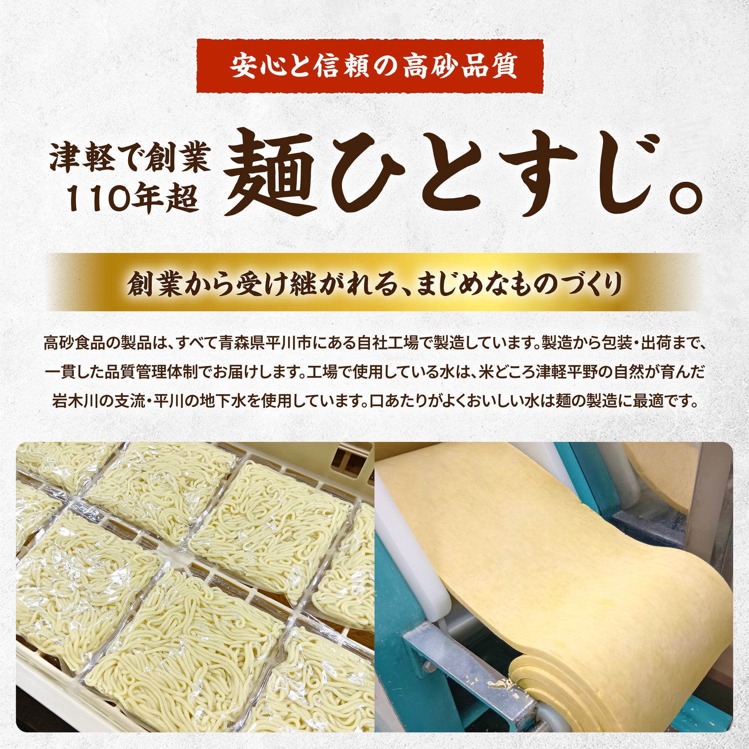 国産小麦焼そば ソース味 10食入り（巾着）